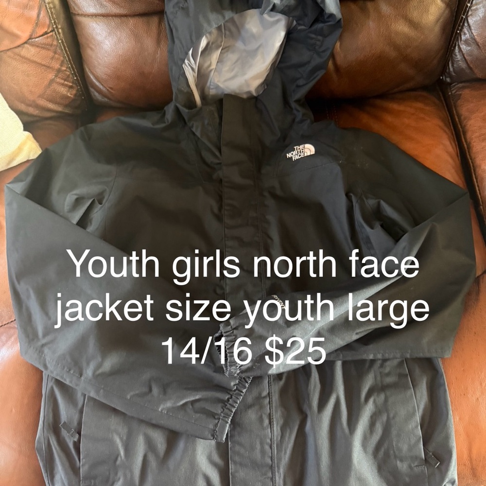 The North Face Black Raincoat with Insulated Construction